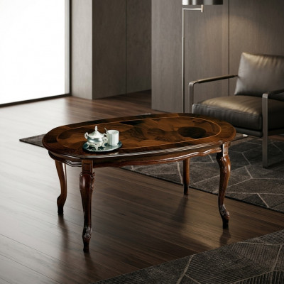 Klassieke salontafel tafel Woonkamertafels Barok houten salontafels Massief