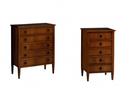 Massieve Italiaanse meubelset - hoge kast, dressoir, sideboard voor stijlvolle inrichting.