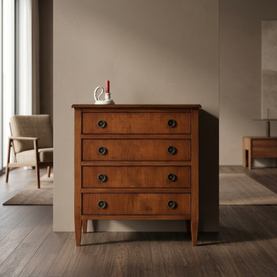 Sideboard Ladenkasten Dressoirs Ladenkasten 4 laden Hoge kast Ladenkast Kast Hout Nieuw