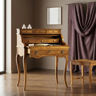 Schrijftafel Kantoor Tafel Edele Houten Tafels Barok Rococo Antieke Stijl Meubelen Nieuw