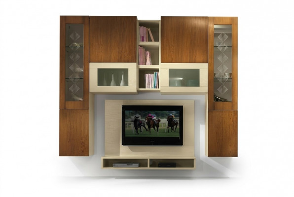 Woonkamer rtv muurkast plank tv houten kasten vitrinekast wandrekken Italië Nieuw Woonkamer tv-wandkast plank tv-houten kasten vitrinekast wandrekken Italië Nieuw