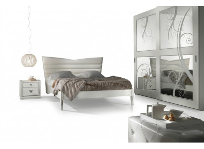 Slaapkamerbed nachtkastje set groep tweepersoonsbedden bedden nieuw set 3-delig.