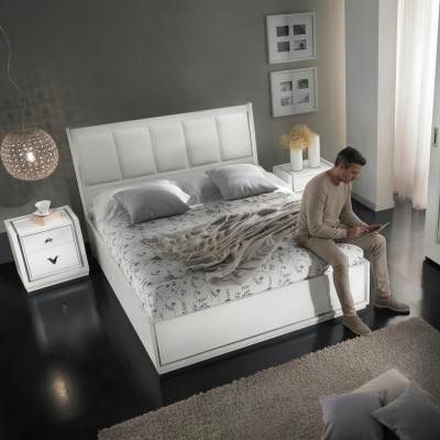 Bedframe Bedden Bed Polster Ontwerp Hotel Dubbel Luxe Design Nieuw