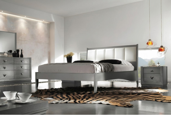 Bed met gestoffeerde bedden Bed Bed gestoffeerd Designer Hotel Dubbel Design Houten Bedframe Nieuw
