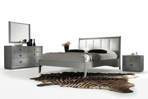 Bed met gestoffeerde bedden Bed Bed gestoffeerd Designer Hotel Dubbel Design Houten Bedframe Nieuw