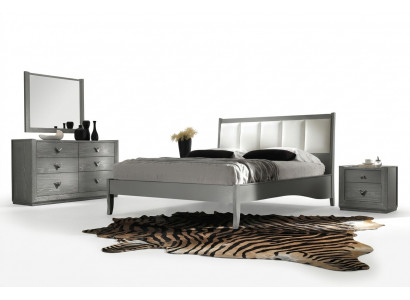 Bed met gestoffeerde bedden Bed Bed gestoffeerd Designer Hotel Dubbel Design Houten Bedframe Nieuw