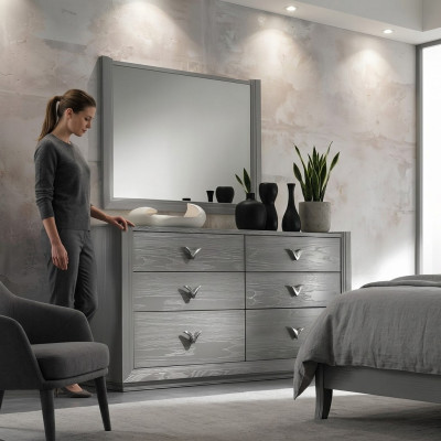 Ladenkast Spiegelset Houten Designercommodes Kast Plank Italiaanse Set 2-delig.