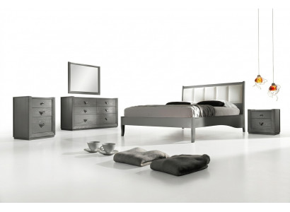 Slaapkamer Bed Nachtkastje Commode Spiegel Garnituur Groep Dubbel Nieuw Set 5-delig