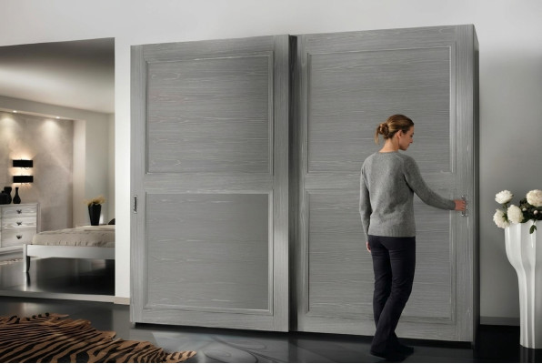 Kledingkast kast met schuifdeuren kasten hout modern meubels inrichting