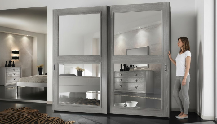 Schränke Schrank Kleiderschrank Schiebetüren Holz Möbel Einrichtung Italien Neu Kast Kast Garderobe Schuifdeuren Hout Meubels Inrichting Italië Nieuw