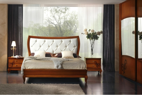 Luxe set 3-delige slaapkamer bed nachtkastje set groep bedden dubbel hotel