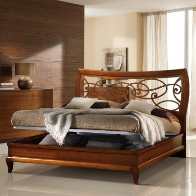 Bed Luxe Slaapkamer Tweepersoonsbed Hout Gestoffeerde Bedden Tweepersoons Bedframe Modern