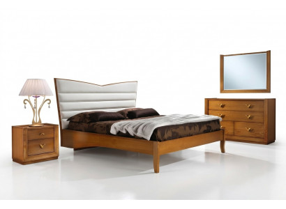Luxe slaapkamerbed tweepersoonsbed hout gestoffeerde bedden tweepersoons bedframe modern