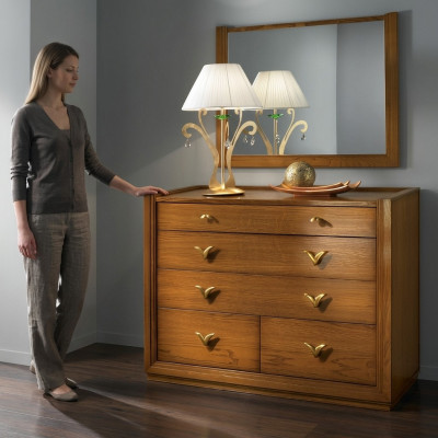 Ladenkast Spiegel Set Groep LadenConsole Houten Kast Plank Nieuw Set van 2 stuks