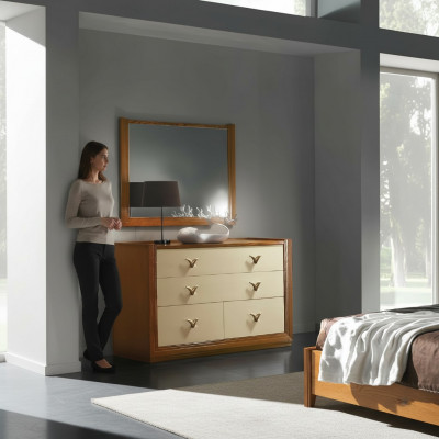 Garnituur Set 2-delig. Ladenkast Spiegel Ladekast Groep Console Kasten Modern Nieuw