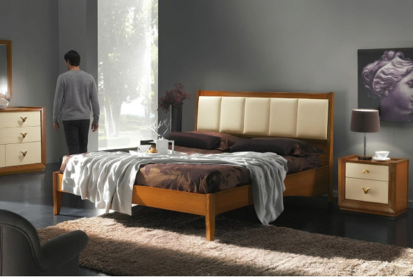 Bed Dubbele bedden Modern bedframe Bedden Hotel Slaapkamer Bedframe Hout