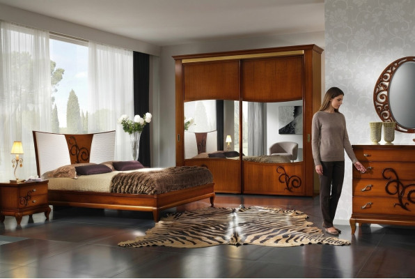 Bedden Tweepersoonsbedden Modern bedframe Bedden Bedframe Hout Hotel Design Nieuw