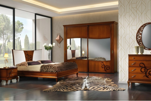 Bedden Tweepersoonsbedden Modern bedframe Bedden Bedframe Hout Hotel Design Nieuw