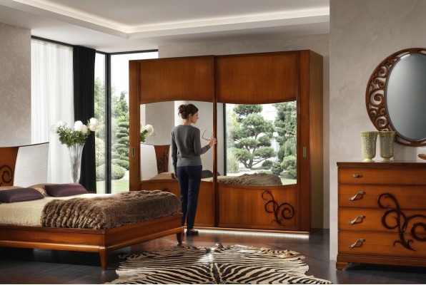 Kledingkast, wandkast met schuifdeuren, kasten, modern slaapkamer