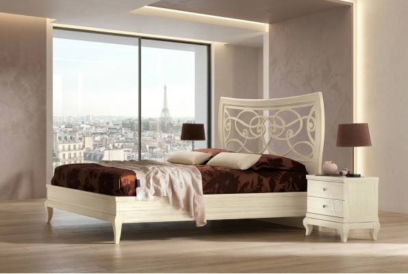 Luxe bed nachtkastje bedden tweepersoons bedframe set met 3 delen slaapkamer