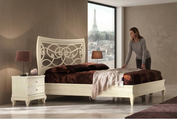 Bed Twee-persoonsbedden Moderne bedframe Bedden Bedframe Modern Hout Twee-persoons Nieuw