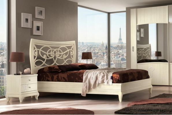 Bed Twee-persoonsbedden Moderne bedframe Bedden Bedframe Modern Hout Twee-persoons Nieuw