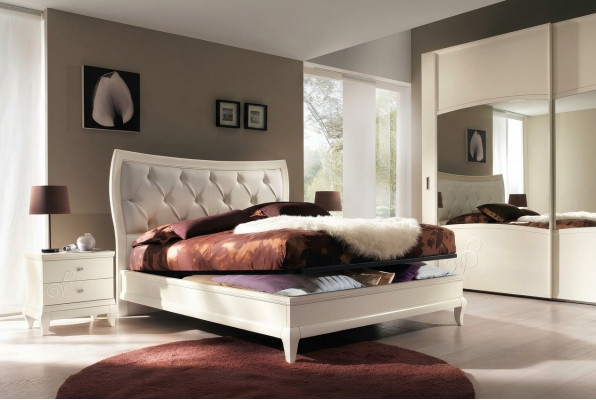 Slaapkamer Bed Nachtkastje Tweepersoonsbed Moderne bedframe Beddengoed Set 3-delig.
