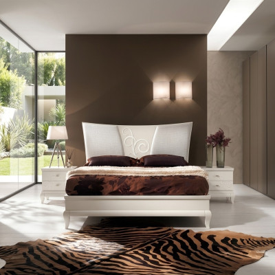 Slaapkamer Bed Nachtkastje Tweepersoonsbeddenset Bedframe Beddenset 3-delig.