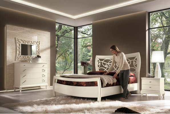 Bed Dubbele Bedden Moderne Bedframe Bedden Hout Hotel Bedframe Wit Meubels