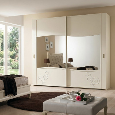 Luxe kledingkast met schuifdeuren Slaapkamerkast Kasten Hout Design
