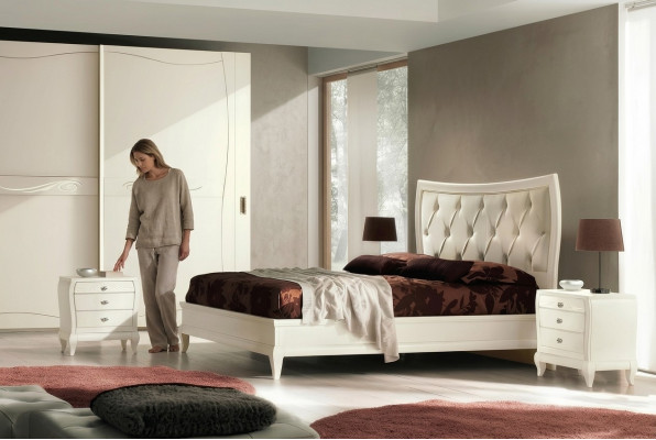 Slaapkamer Bed Nachtkastje Tweepersoonsbed set Bedframe Beddengoed Set 3-delig.