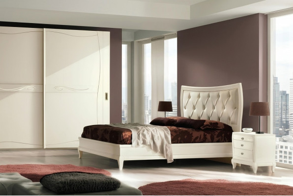 Slaapkamer Bed Nachtkastje Tweepersoonsbed set Bedframe Beddengoed Set 3-delig.