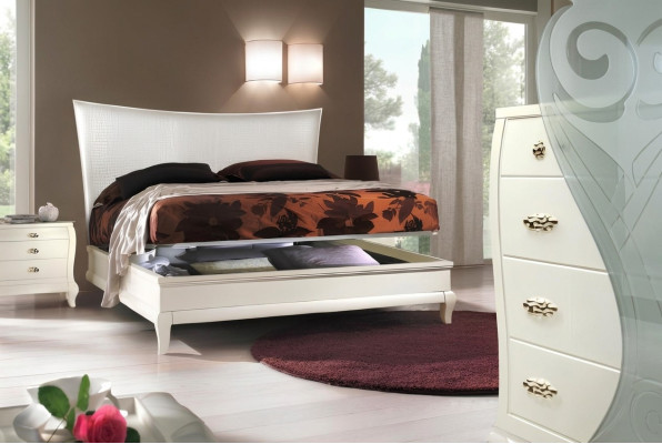 Bed Bedlade tweepersoonsbed bedframe bedden dubbel houten hotel nieuw