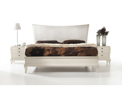 Garnituur Set 3-delig. Slaapkamer Bed Nachtkastje Bedden Groep Nachtkastjes Ontwerp