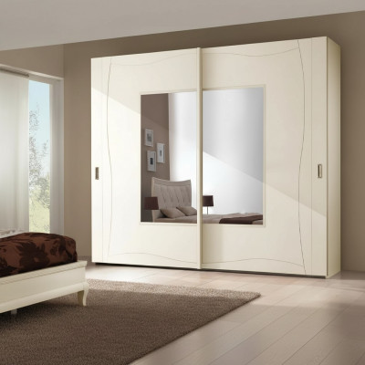 Kast Garderobe met schuifdeuren Slaapkamerkast Muur Hout Ontwerp