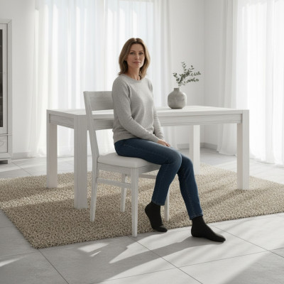 Eetkamerstoel 1-zits fauteuil Hout Luxe klasse Meubelontwerp Armstoel Hout