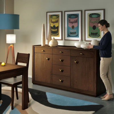Kast Sideboard Kast Luxe ladenkast rekken meubels houten kast Italië.