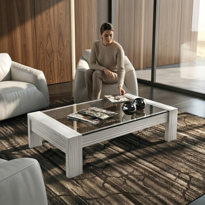 Salontafel Tafel Bijzettafel Ontwerp Woonkamer Hout Koffietafel Italiaans
