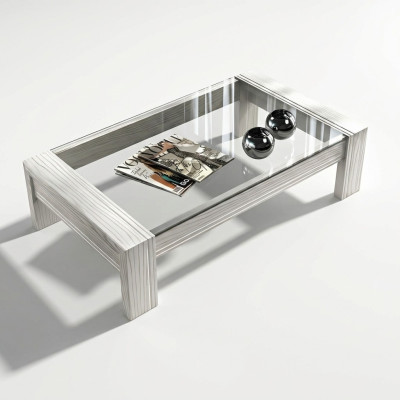 Salontafel Tafel Bijzettafel Ontwerp Woonkamer Hout Koffietafel Italiaans