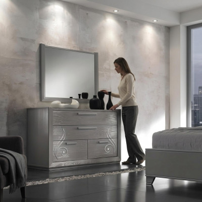 Ladenkast Spiegel Kast Luxe Ladenkast Kast Plank Console Meubelset 2-delig.