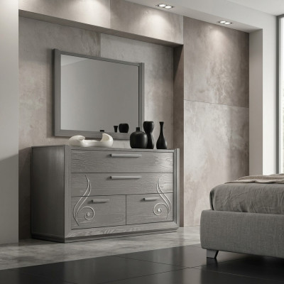 Ladenkast Spiegel Kast Luxe Ladenkast Kast Plank Console Meubelset 2-delig.