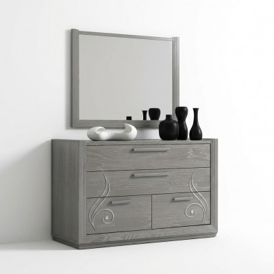 Ladenkast Spiegel Kast Luxe Ladenkast Kast Plank Console Meubelset 2-delig.