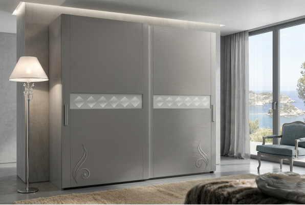 Kledingkast Kast Luxe zweefdeurontwerp kasten kleding houten meubels Nieuw