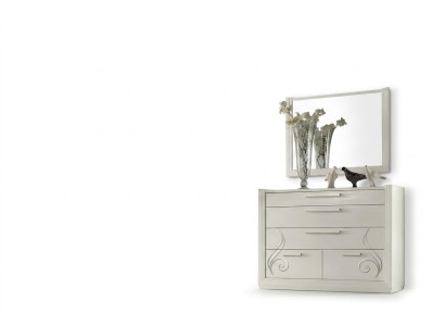 Ladenkast Spiegel Ladenkasten Hout Modern Kasten Console Kasten Italiaanse Set 2-delig.