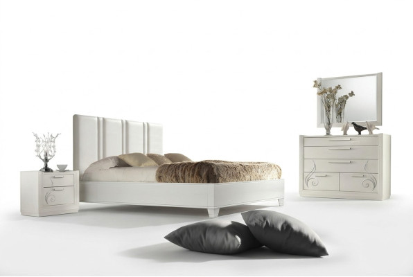 Slaapkamer Bed Nachtkastje Groep Bedden Luxe Bedframe Hout Ontwerp Set 3-delig