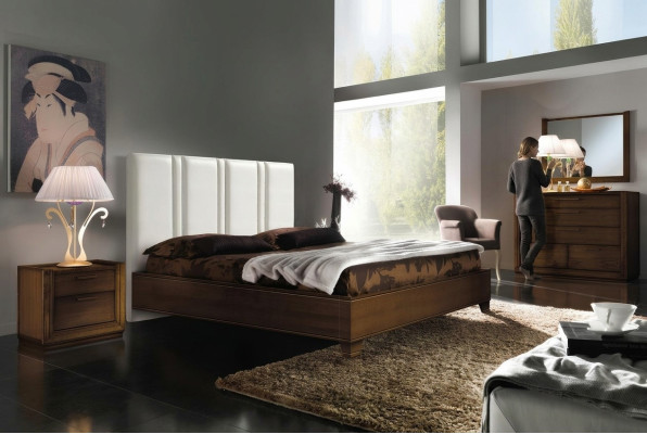 Bed - dubbele bedden - modern - bedframe - bedden - dubbel - bedframe - gestoffeerd - design - nieuw