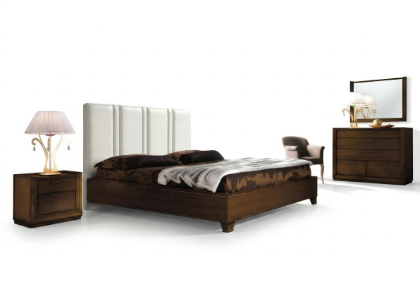 Bed - dubbele bedden - modern - bedframe - bedden - dubbel - bedframe - gestoffeerd - design - nieuw