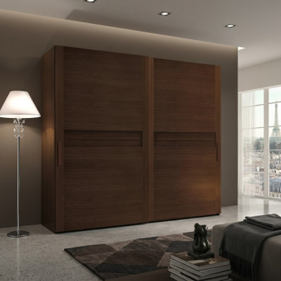 Kledingkasten Kledingkast Luxe Schuifdeur Ontwerp Hout Moderne Garderobe