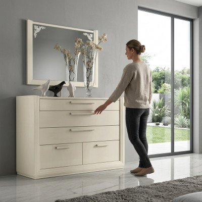 Kommode Kast Luxe Ladenkast Kast Plank Console Meubels Houten kast Italië Nieuw