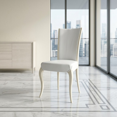 Eetkamerstoel Stoel Gestoffeerde stoel Fauteuil Stoelen Hout Modern Ontwerp Zitplaatsen Nieuw